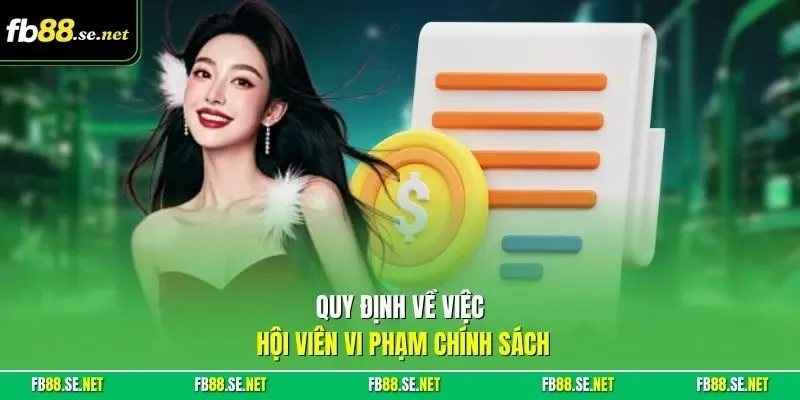 Quy định về việc hội viên vi phạm chính sách